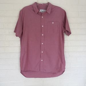 Modern Amusement Men’s Red Button-Up L
